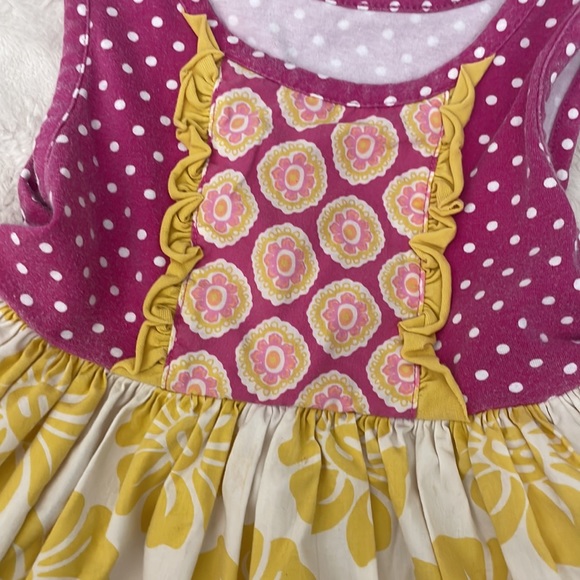 ELEANOR ROSE HAWAIIAN FLOWER PRINT DRESS & BLOOMER SET - Picture 4 of 7